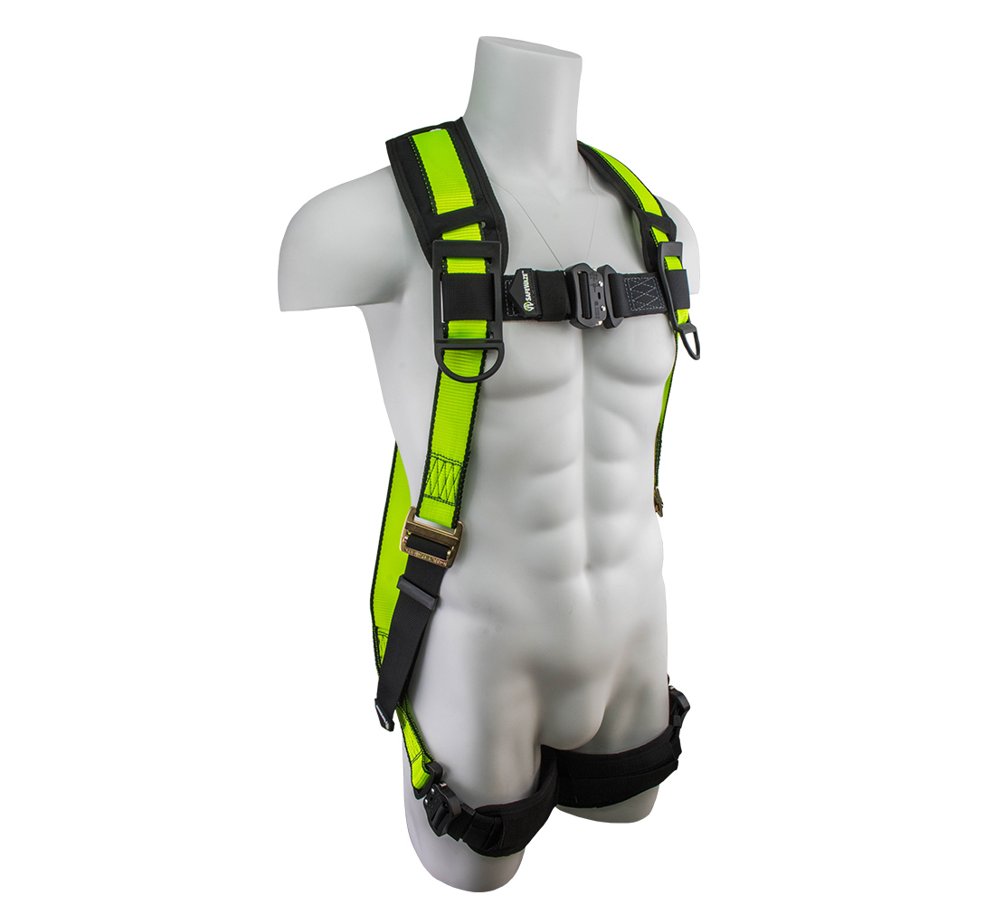 Fall Protection Vest Harness with Quick Connect Safewaze