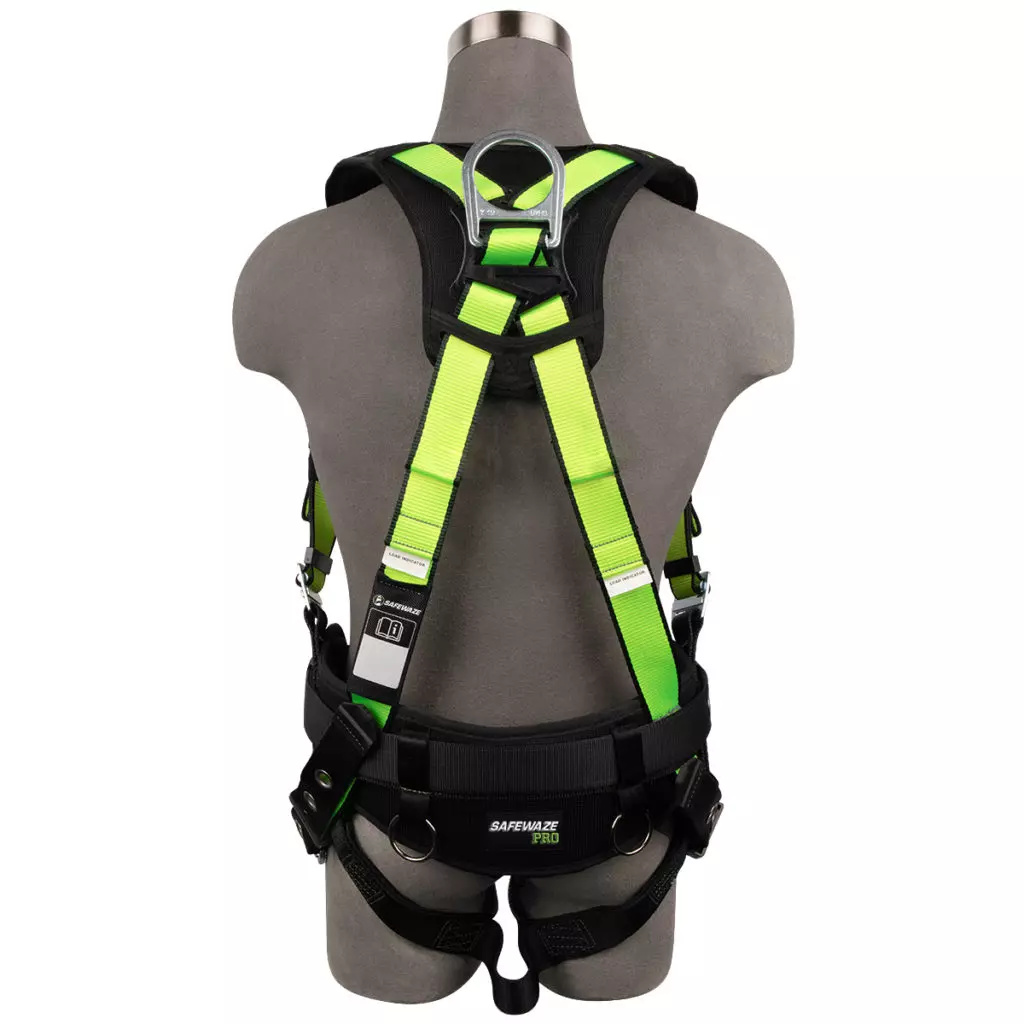 PRO Construction Harness: 3D, QC Chest, TB Legs | Safewaze