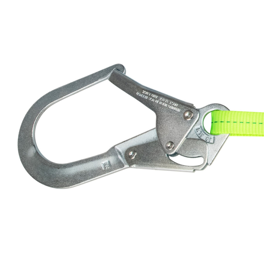 PRO Energy Absorbing Lanyard Dual Leg, Rebar Hook Safewaze