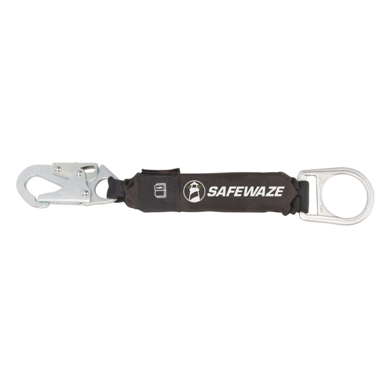 18" Energy Absorber Snap Hook, Dring Safewaze
