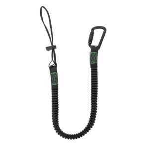 15 lb. Elasticated Tool Tether: Carabiner, Cinch