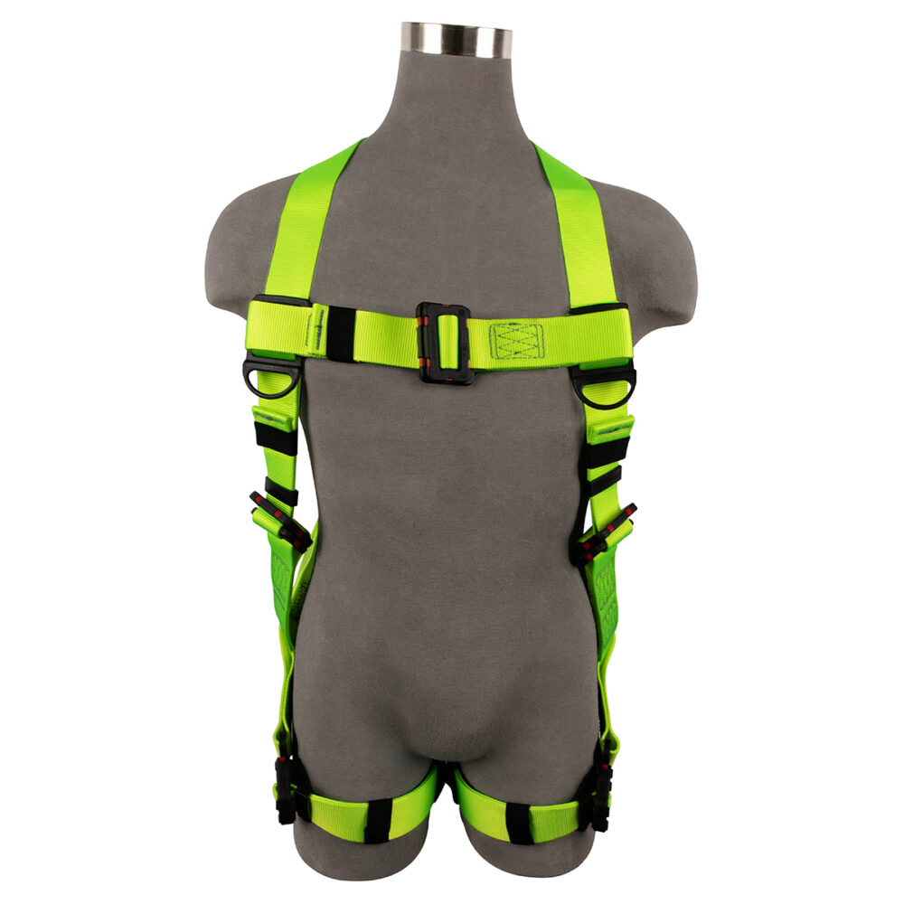 Arc Flash Full Body Harness: Soft Loop, 1D, DE MB Torso, DE MB 