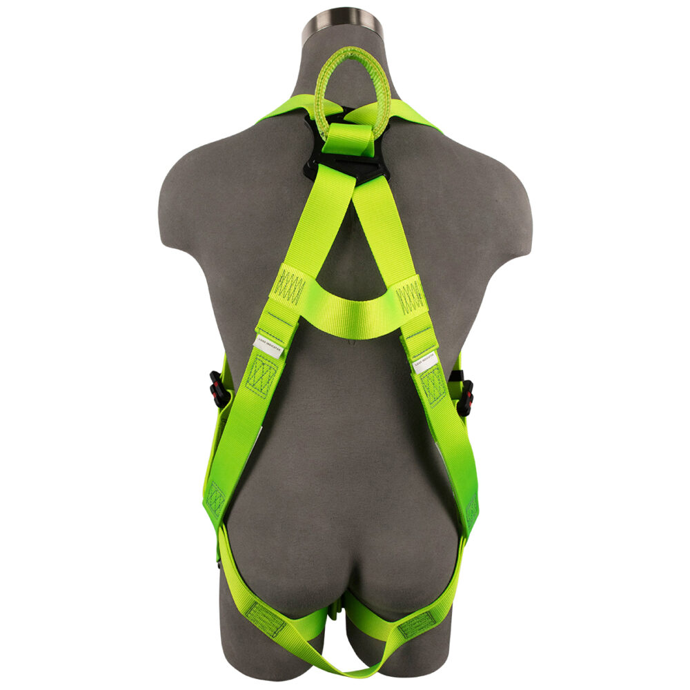 Oil & Gas Full Body Harness: 1D, Derrick Belt, Alu QC Chest, FD