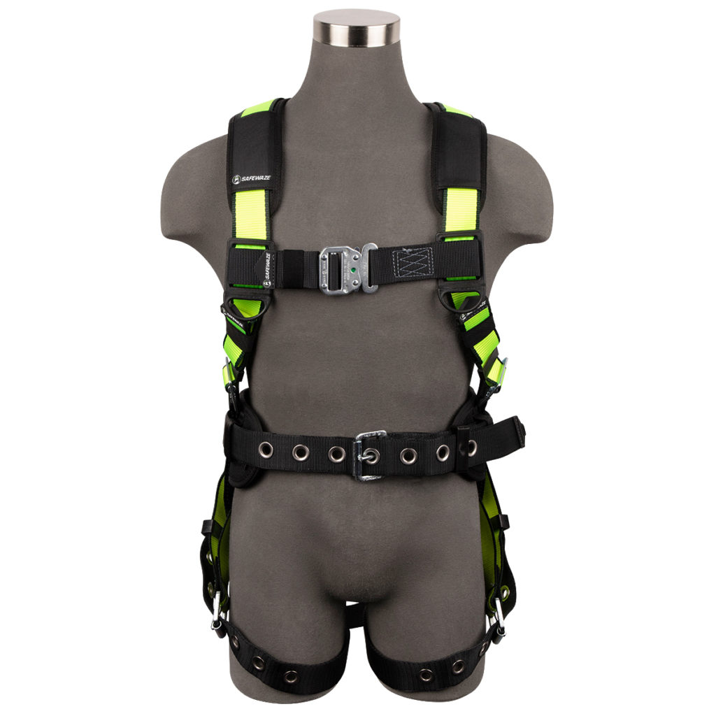 PRO Construction Harness: 1D, QC Chest, TB Legs | Safewaze