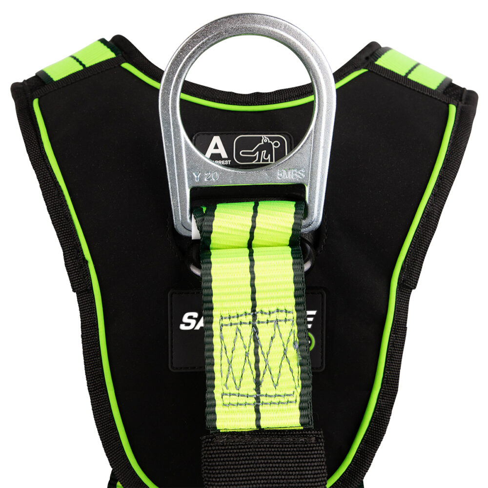 Safewaze Arc Flash Full Body Harness: DE 1D, DE MB Chest/Legs – American  Ladders & Scaffolds