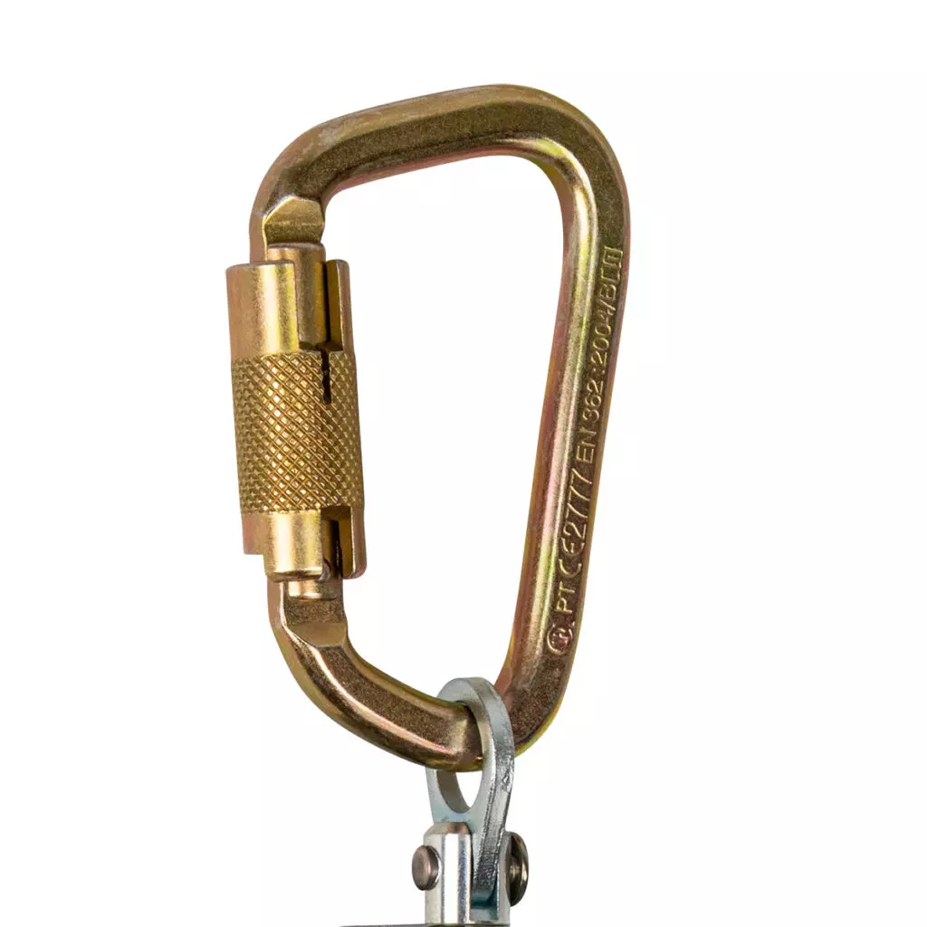 Latitude Pro 7' Single Web SRL-P: Carabiner | Safewaze