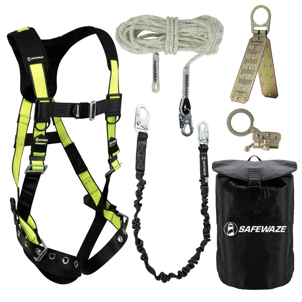 PRO Bag Roof Kit: FS185 Harness, FS700-50 VLL, FS1120 Grab, FS88580 Lanyard, FS870 Anchor, FS8185 Bag
