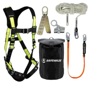 PRO Bag Roof Kit: FS185 Harness, FS700-50 VLL, FS1118-DC Grab, FS88560-E Lanyard, FS870 Anchor, FS8185 Bag
