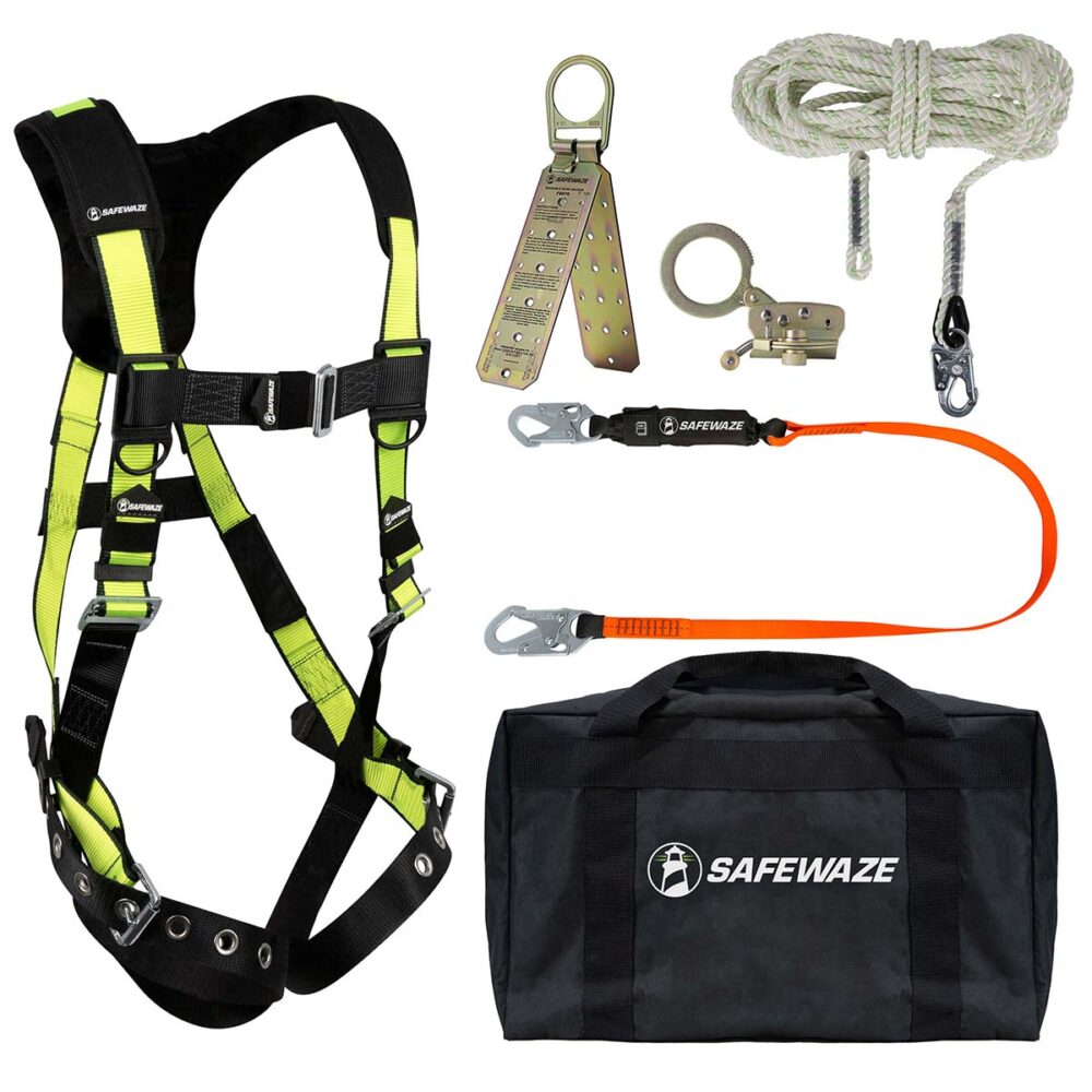 PRO Bag Roof Kit: FS185 Harness, FS700-50 VLL, FS1120 Grab, FS88560-E Lanyard, FS870 Anchor, FS8175 Bag