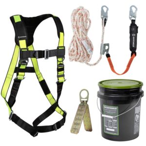 PRO Bucket Roof Kit: FS280 Harness, 018-7005 VLL, FS870 Anchor