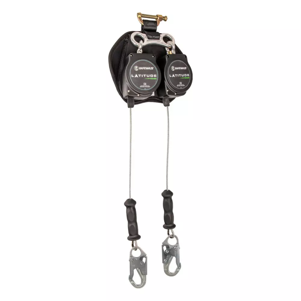 Safewaze 6' Web Dual-Leg Retractable with Aluminum Rebar Hooks