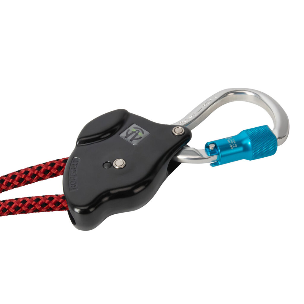 6.5' Rope Positioning Assembly Rope Adjuster, Alu Carabiners Safewaze