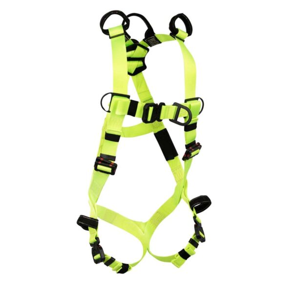 Arc Flash Full Body Retrieval Harness: SL 3D, SL Shoulder D's, DE QC Chest, DE FD, DE QC Legs