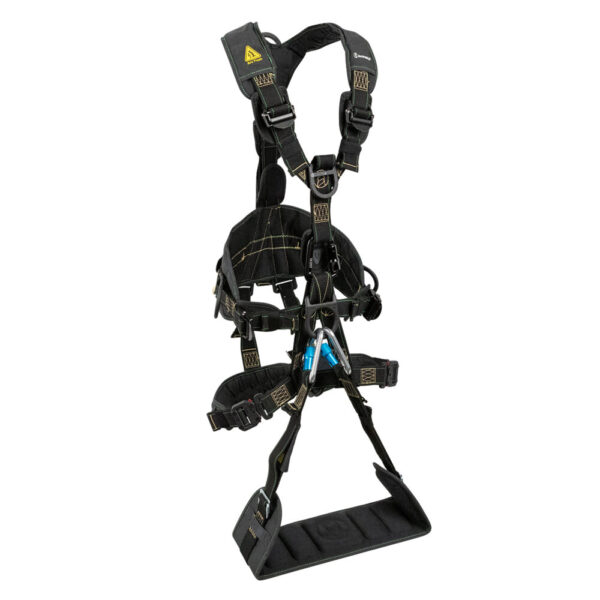 Arc Flash Wind & Tower Harness: 5D, Removable Seat, QC Legs