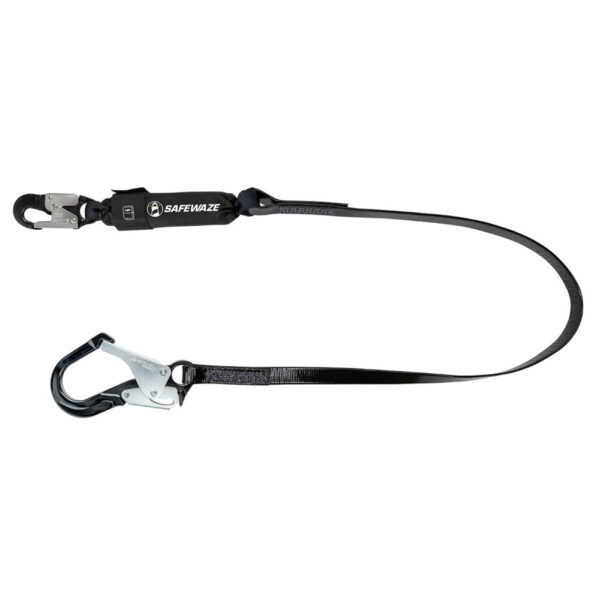 PRO-Shield 6' Energy Absorbing Lanyard: Alu Rebar Hook