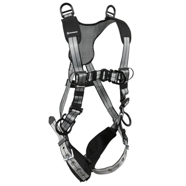 PRO+ Slate Full Body Retrieval Harness: Alu 3D, Alu Shoulder D's, Alu QC Chest, Alu FD, TB Legs