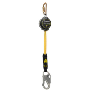 Latitude Pro Arc Flash 10' Single Web SRL-P: Steel Carabiner