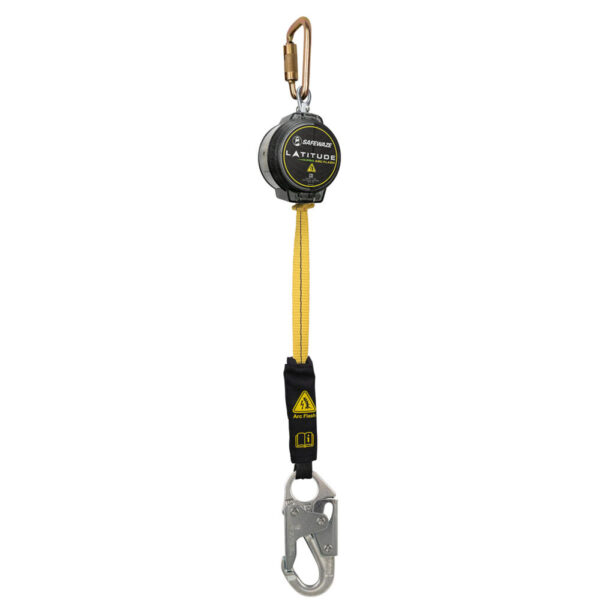 Latitude Pro Arc Flash 10' Single Web SRL-P: Steel Carabiner