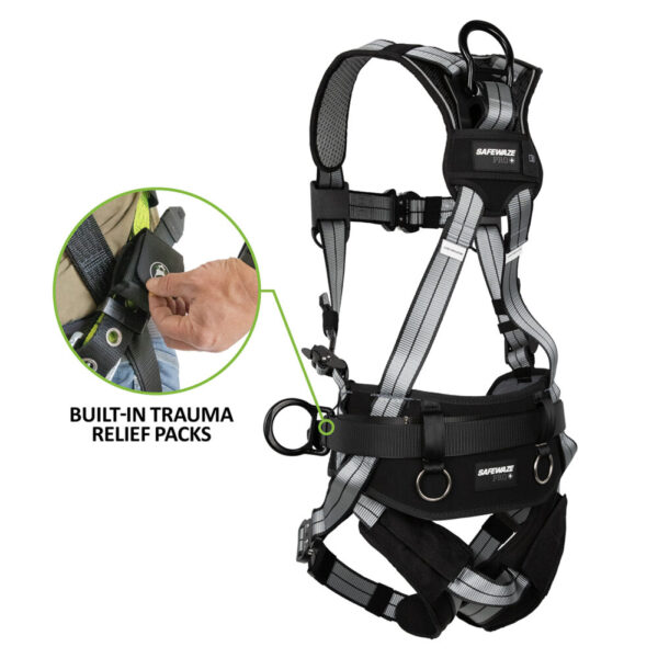 PRO+ Slate Construction Harness: Alu 3D, Alu QC Chest/Legs, Trauma Relief - Image 2