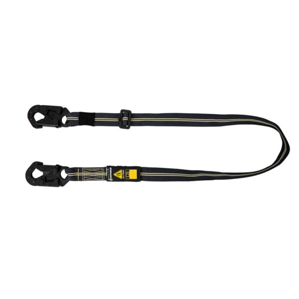 Arc Flash 4'-6' Adjustable Web Restraint Lanyard: Aramid, DE Snap Hooks - Image 5