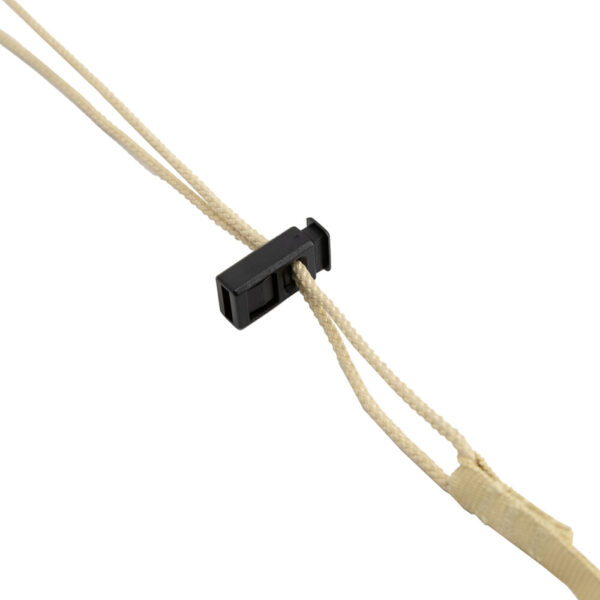 15 lb. Arc Flash Elasticated Tool Tether: Carabiner, Cinch - Image 3