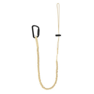 5 lb. Arc Flash Elasticated Tool Tether: Carabiner, Cinch