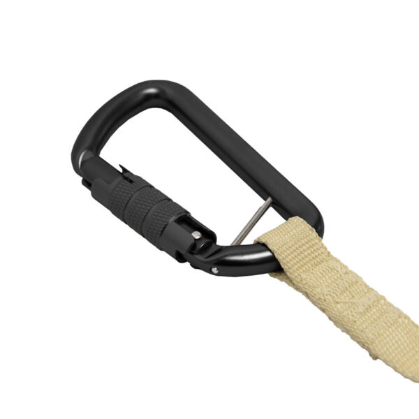 5 lb. Arc Flash Elasticated Tool Tether: 2 Carabiners - Image 2
