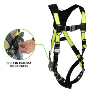 PRO Full Body Harness: 1D, QC Chest, TB Legs, Trauma Relief