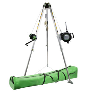 7' Adjustable Tripod Kit: 65' Mini Personnel Winch, 65' 3-Way