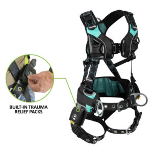 Contour Construction Harness: 3D, QC Chest, TB Legs, Trauma Relief